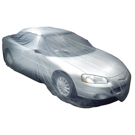 Car Cover - Large 25 ft. Clear Cover - 25' x 6' 8", Roll of 30