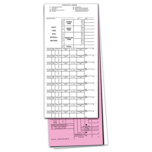 Job Time Ticket - JT-VWOA 3286 - Peel & Stick