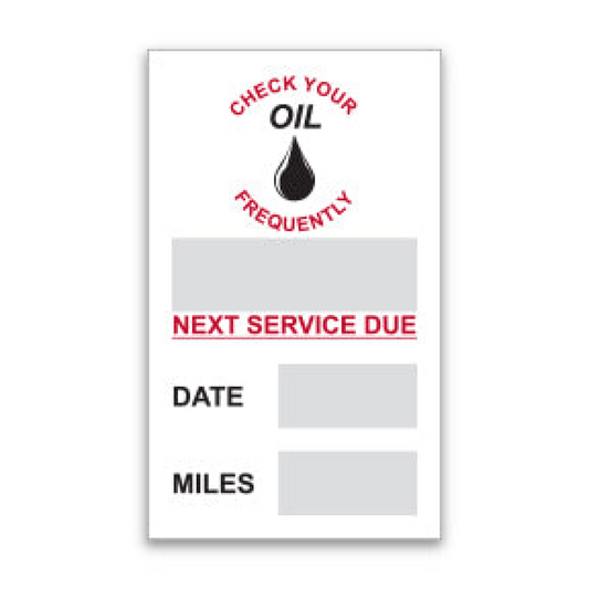 Stock Static Cling Reminders Labels - Box of 100