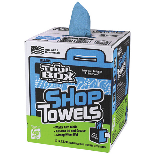 Shop Towels - Disposable - 200 Sheets/Box/ - 6 Boxes/Case