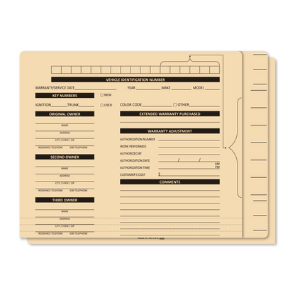 File Folders - 14-Point Full Tab Dealer Deal Jackets, 100/Box