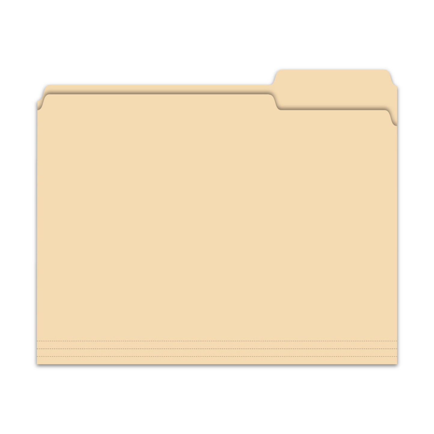 3 Tab File Folder - Plain