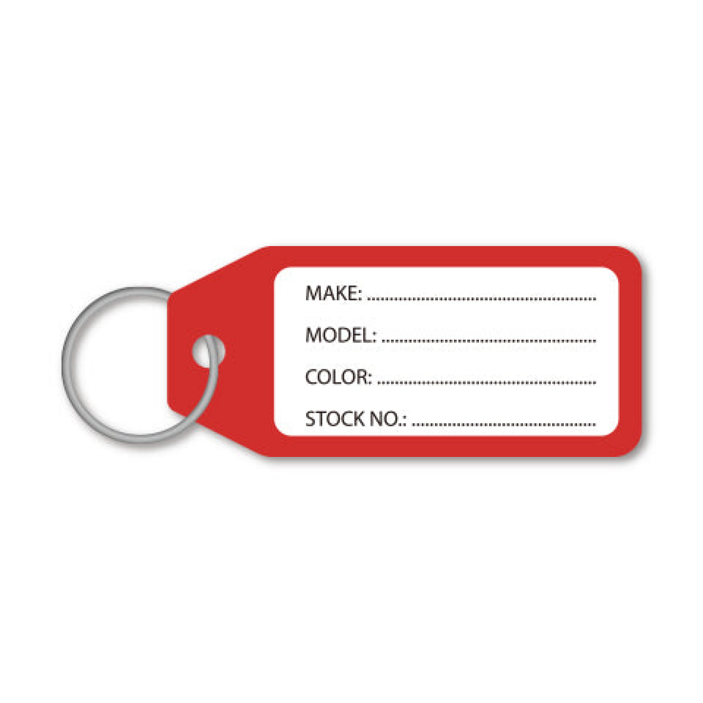 Plastic Key Tag (100pcs)