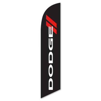 Dodge Swooper Flag - 12ft Feather Banner for Dealerships