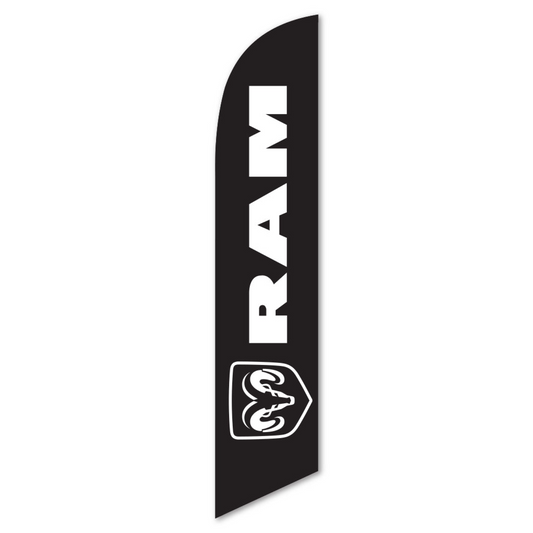 Swooper Banner - DODGE RAM - Black