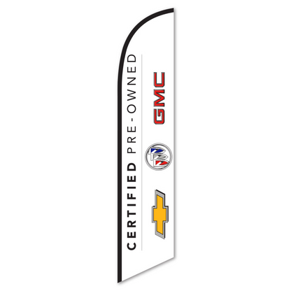 GM Certified Swooper Flag - 12ft CPO Feather Banner