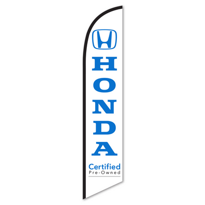 Honda Certified Swooper Flag - 12ft CPO Feather Banner