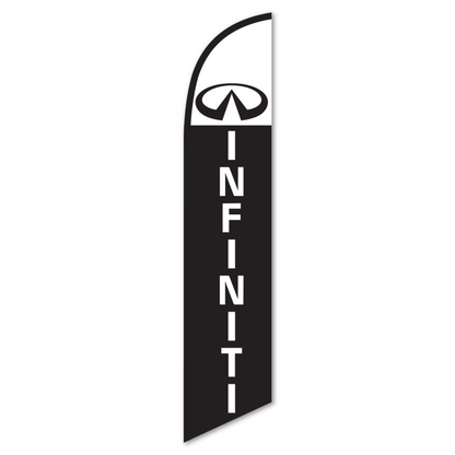 Infiniti Swooper Flag - 12ft Feather Banner for Dealerships