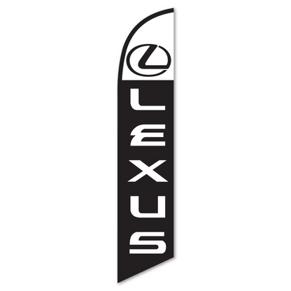 Lexus Swooper Flag - 12ft Feather Banner for Dealerships