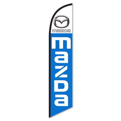 Mazda Swooper Flag - 12ft Feather Banner for Dealerships
