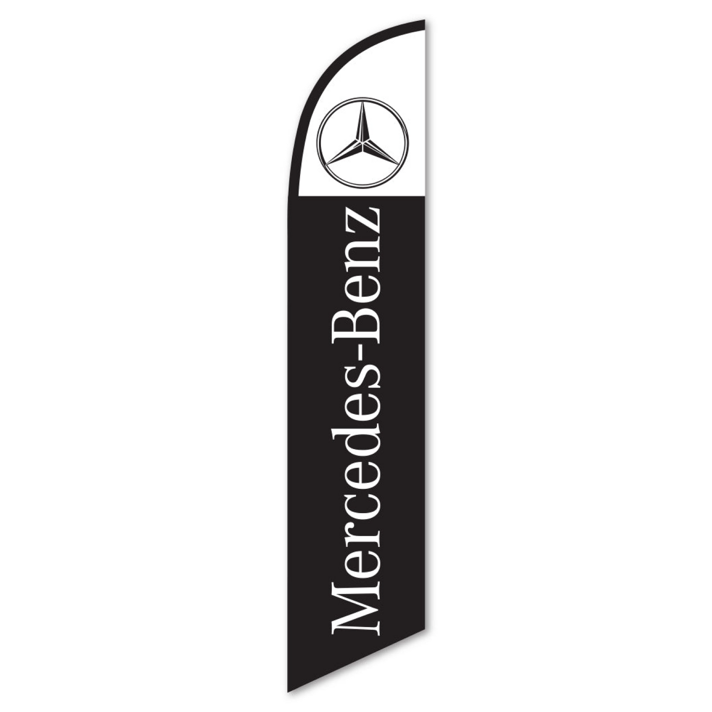 Swooper Banner - MERCEDES (BLACK)