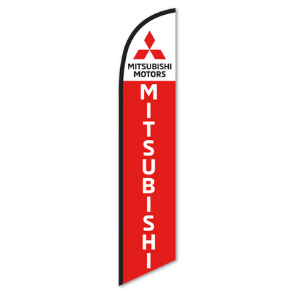 Mitsubishi Swooper Flag - 12ft Brand Banner for Dealerships
