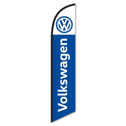 Volkswagen Swooper Flag - 12ft Feather Banner for Dealerships