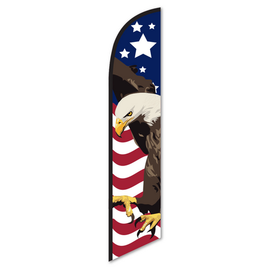 Swooper Banner - AMERICAN FLAG EAGLE