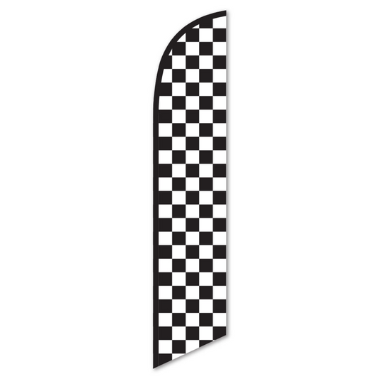 Swooper Banner - CHECKERED FLAG