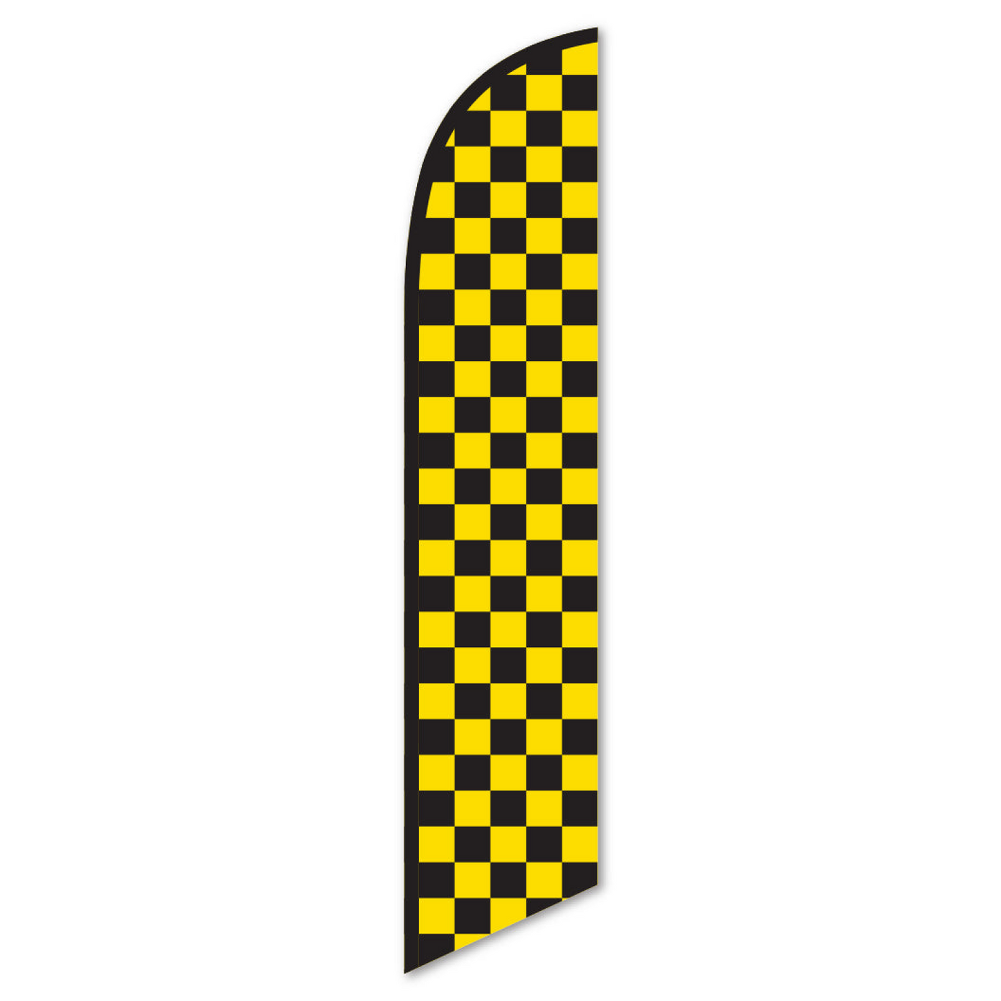 Swooper Banner - CHECKERED FLAG