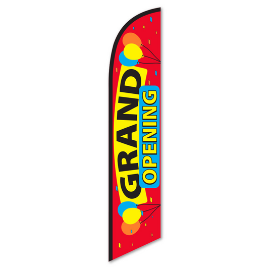 Swooper Banner - GRAND OPENING (RED)