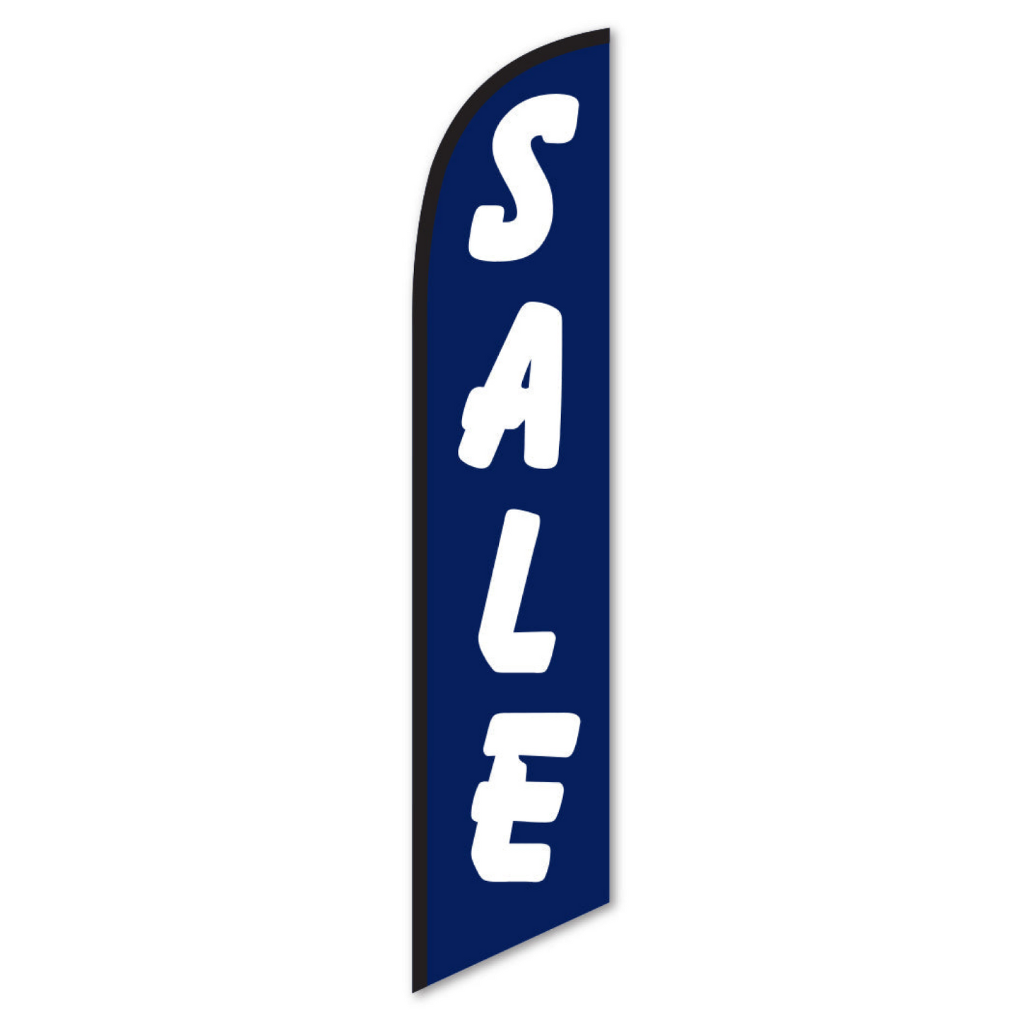 Swooper Banner - SALE (WHITE LETTER/BLUE BACKGROUND)