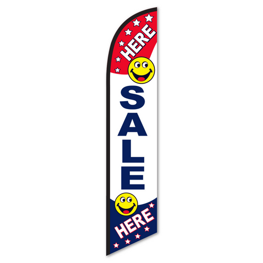 Swooper Banner - SALE (SMILEY FACE)