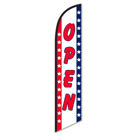 Swooper Banner - OPEN (PATRIOTIC)