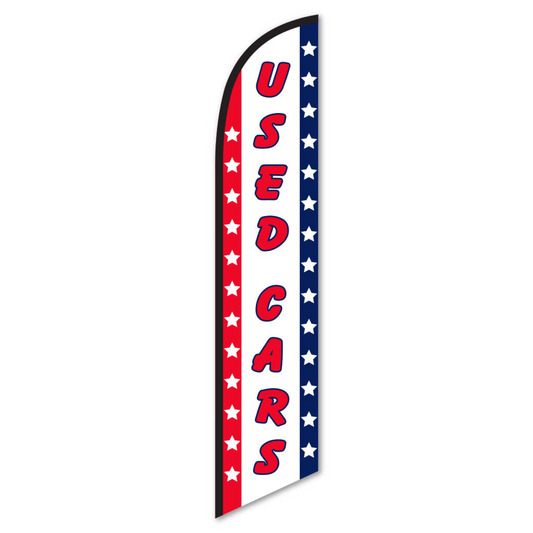 Swooper Banner - USED CARS PATRIOTIC