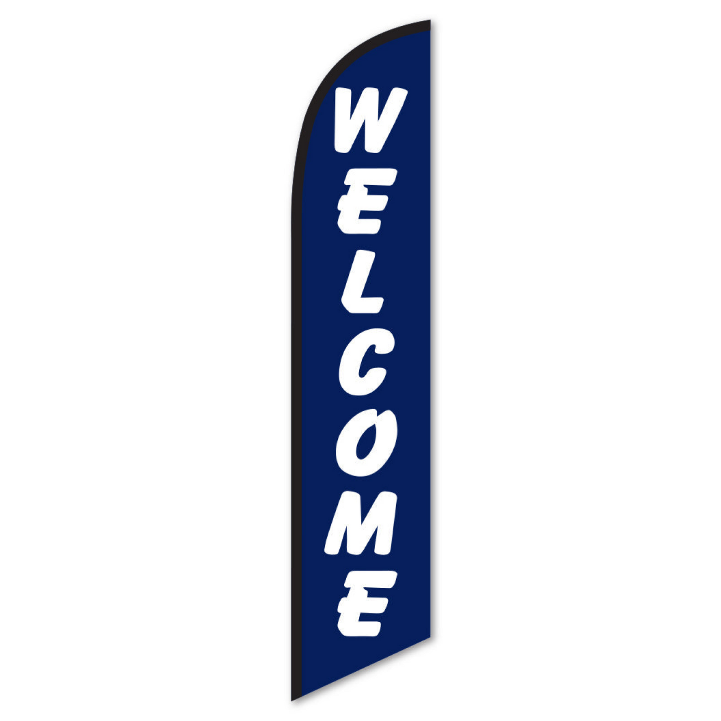 Swooper Banner - Welcome (Blue)