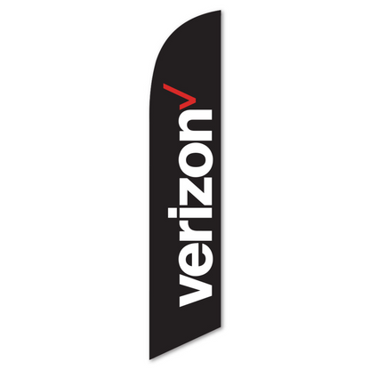 Swooper Banner - 12' Verizon Wireless Premium Retailer Flag