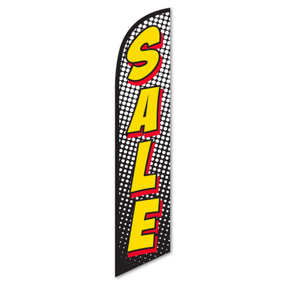 Bandera Swooper - OFERTA (roja y amarilla)