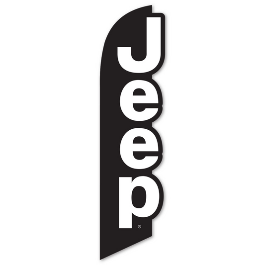 3-D Swooper Banner - Jeep