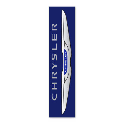 Chrysler Flat Top Swooper Flag - 10ft Dealership Brand Banner
