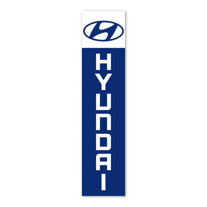 Hyundai Flat Top Swooper Flag - 10ft Dealership Brand Banner