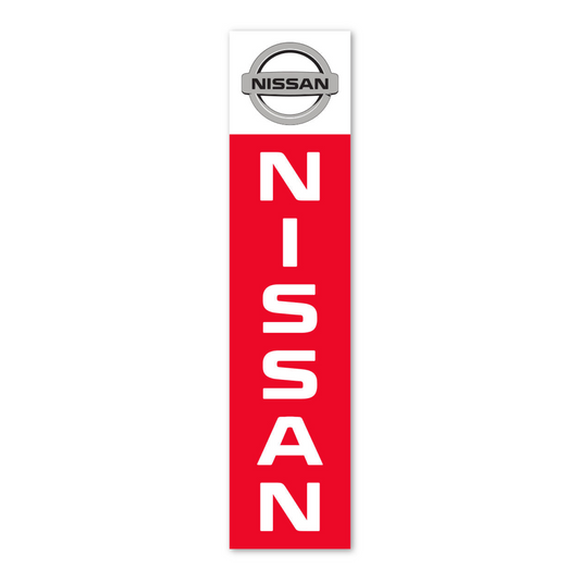 Flat Top Swooper Banner - NISSAN