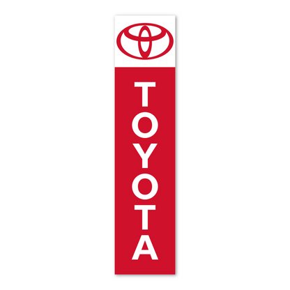 Toyota Flat Top Swooper Flag - 10ft Brand Banner for Dealerships