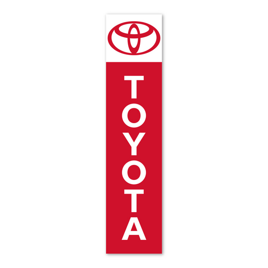 Flat Top Swooper Banner - TOYOTA