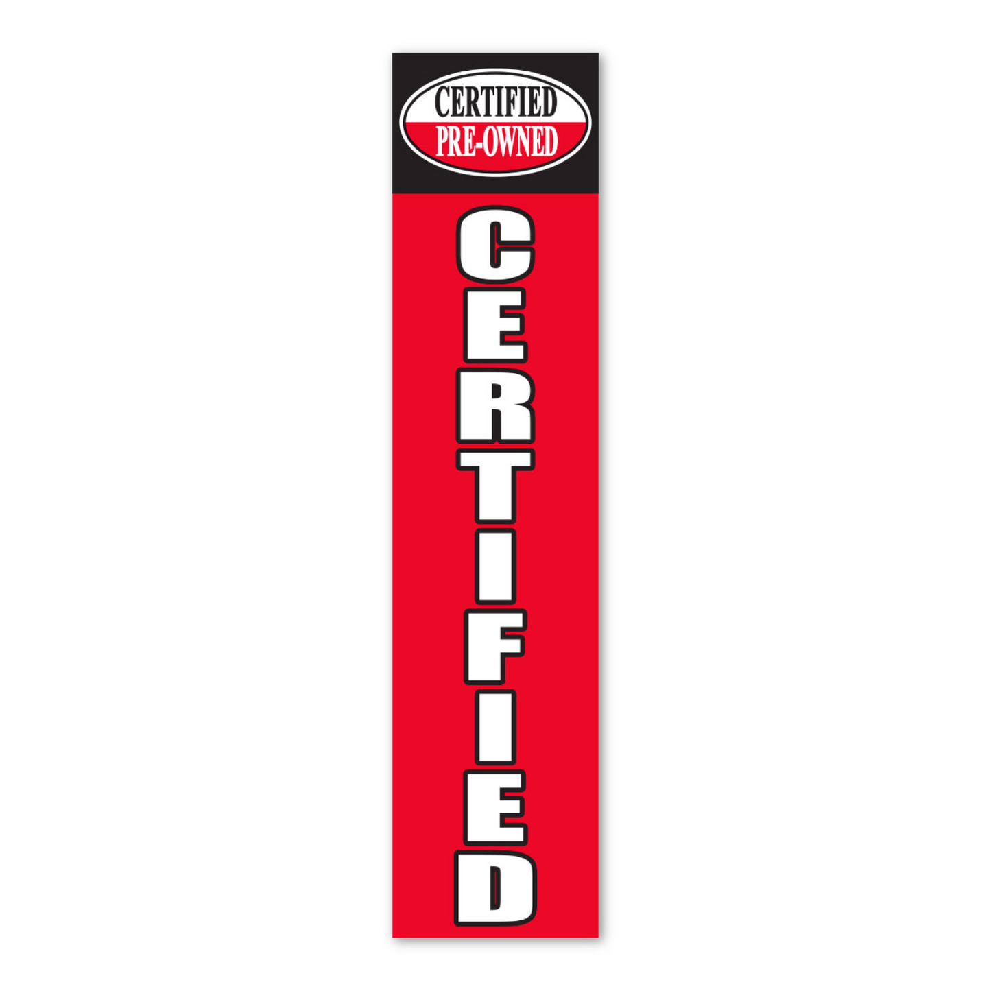 Flat Top Swooper Banner -CERTIFIED