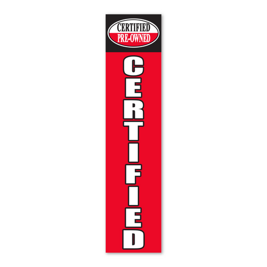 Flat Top Swooper Banner -CERTIFIED