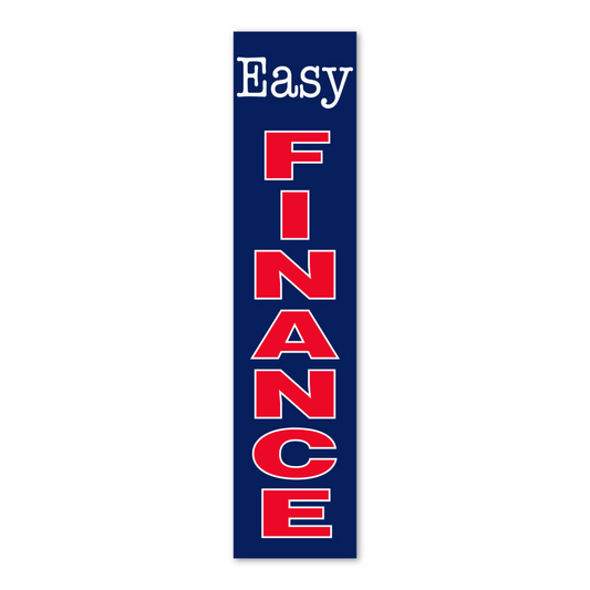 Flat Top Swooper Banner - EASY FINANCE