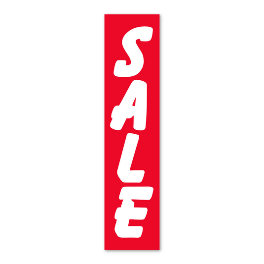 Flat Top Swooper Banner - RED SALE