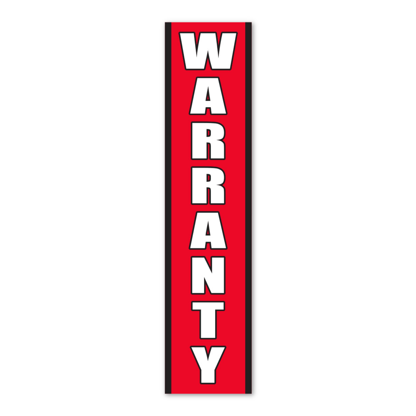 Flat Top Swooper Banner - WARRANTY