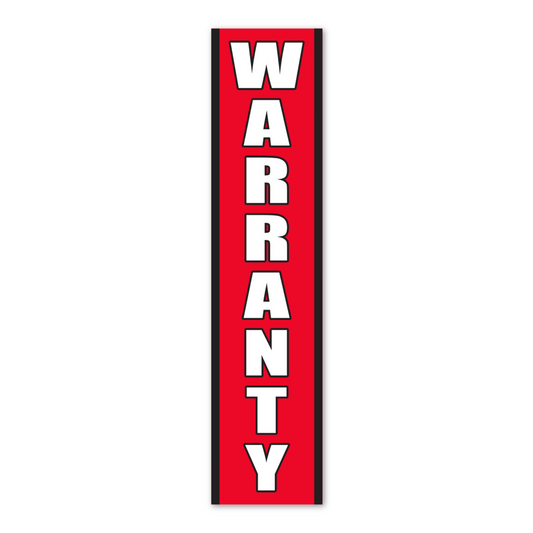 Flat Top Swooper Banner - WARRANTY