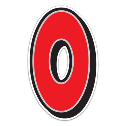 Giant Magnetic Numbers - 10" x 16" Car Windshield Pricing