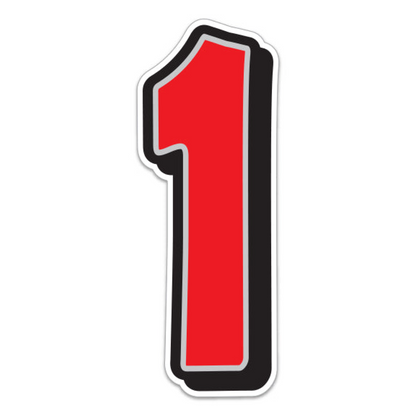 Giant Magnetic Numbers - 10" x 16" Car Windshield Pricing