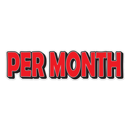 Giant Magnetic Slogans - 10" x 16" Car Dealership Signs