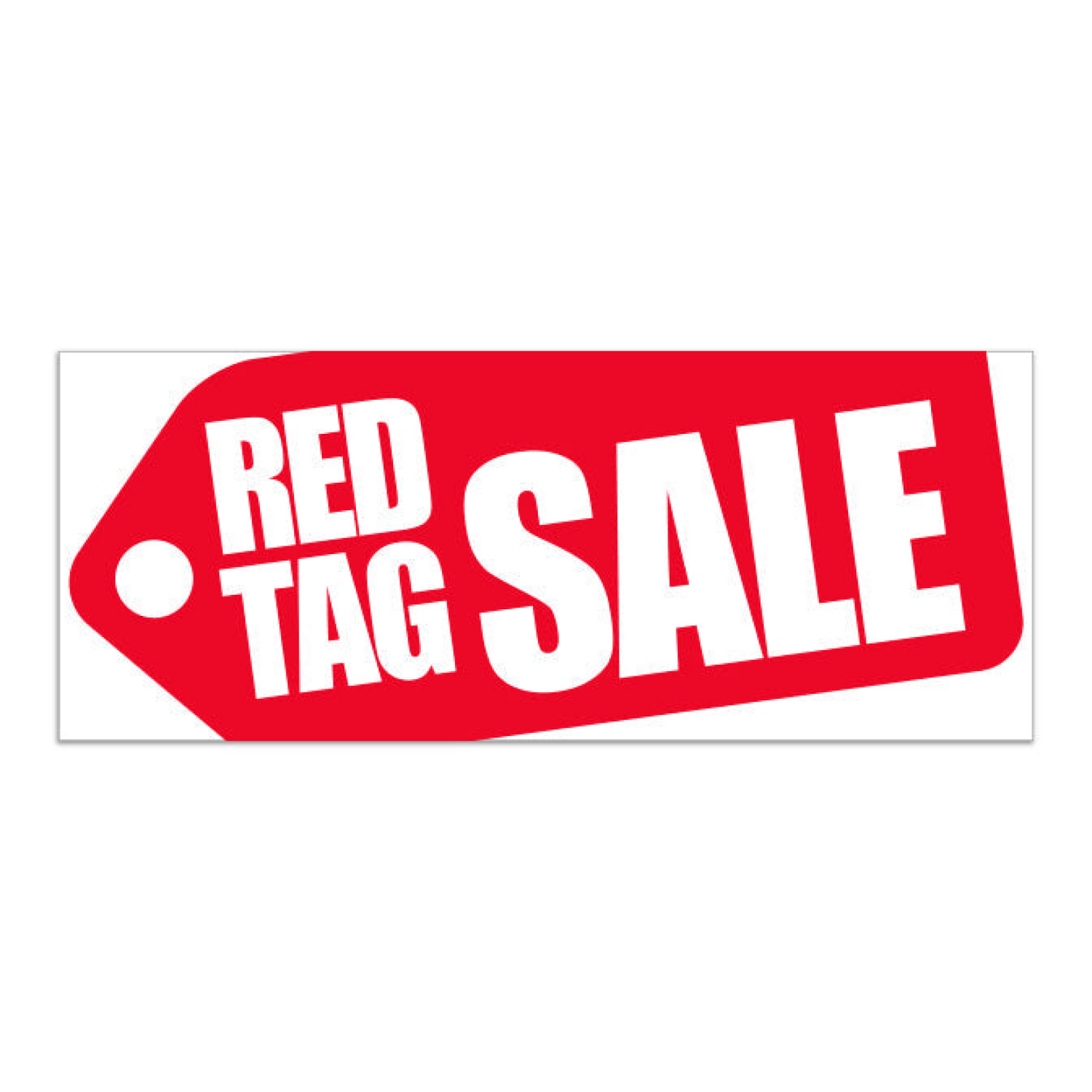 Windshield Banner - Red Tag Sale