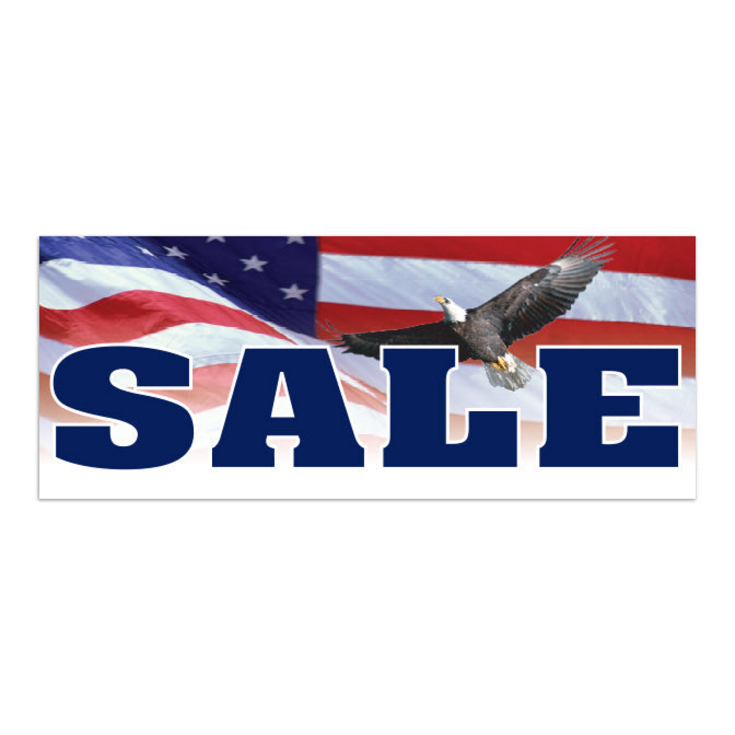 Windshield Banner - Patriotic Sale