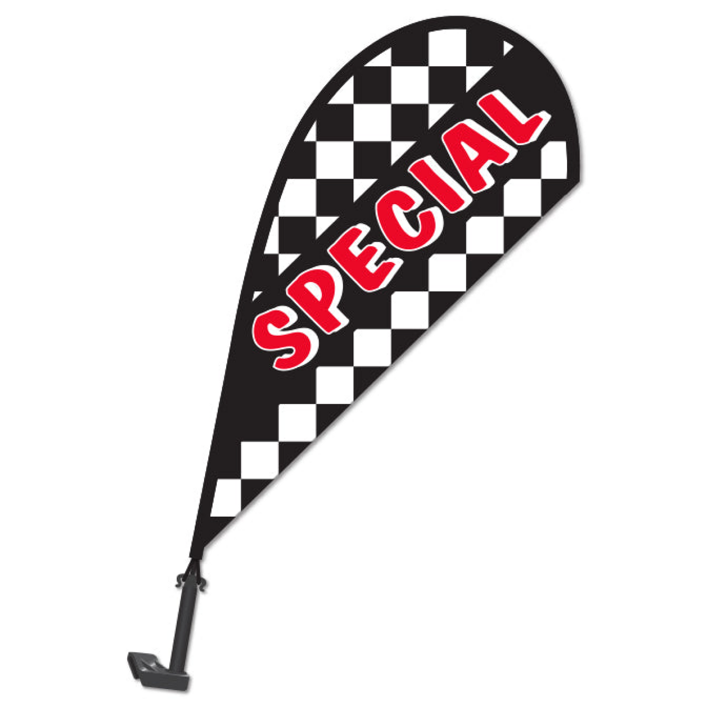 Clip on Paddle Flag - SPECIAL