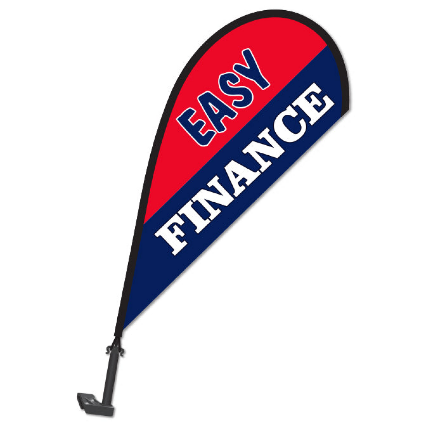 Clip on Paddle Flag - EASY FINANCE