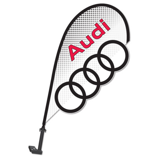 3D Clip on Paddle Flag - Audi