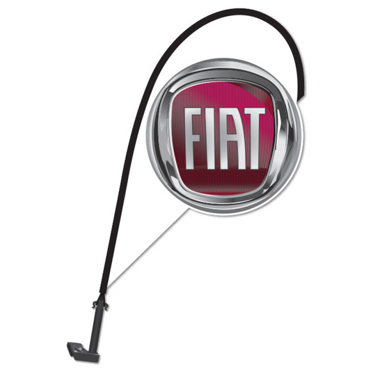 3D Clip on Paddle Flag - Fiat