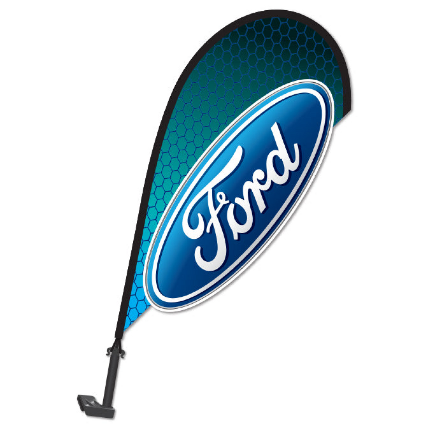 3D Clip on Paddle Flag - Ford